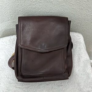 Fossil Dark Brown Crossbody Nr. 75082 Genuine Leather Purse Bag